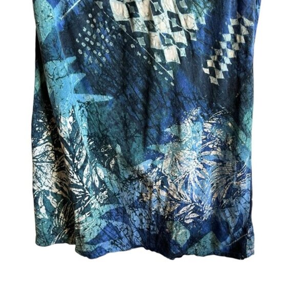 Jams World Dress Size Small Tapa Jungle Blu Vintage Blues Jungle Beach - Picture 5 of 13